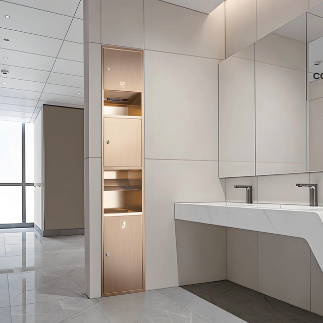 Office building bathroom