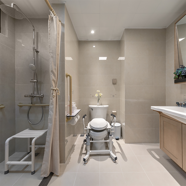 Brand nursing home bathroom